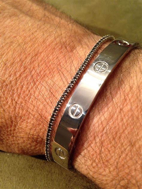 pulsera cartier hombre.